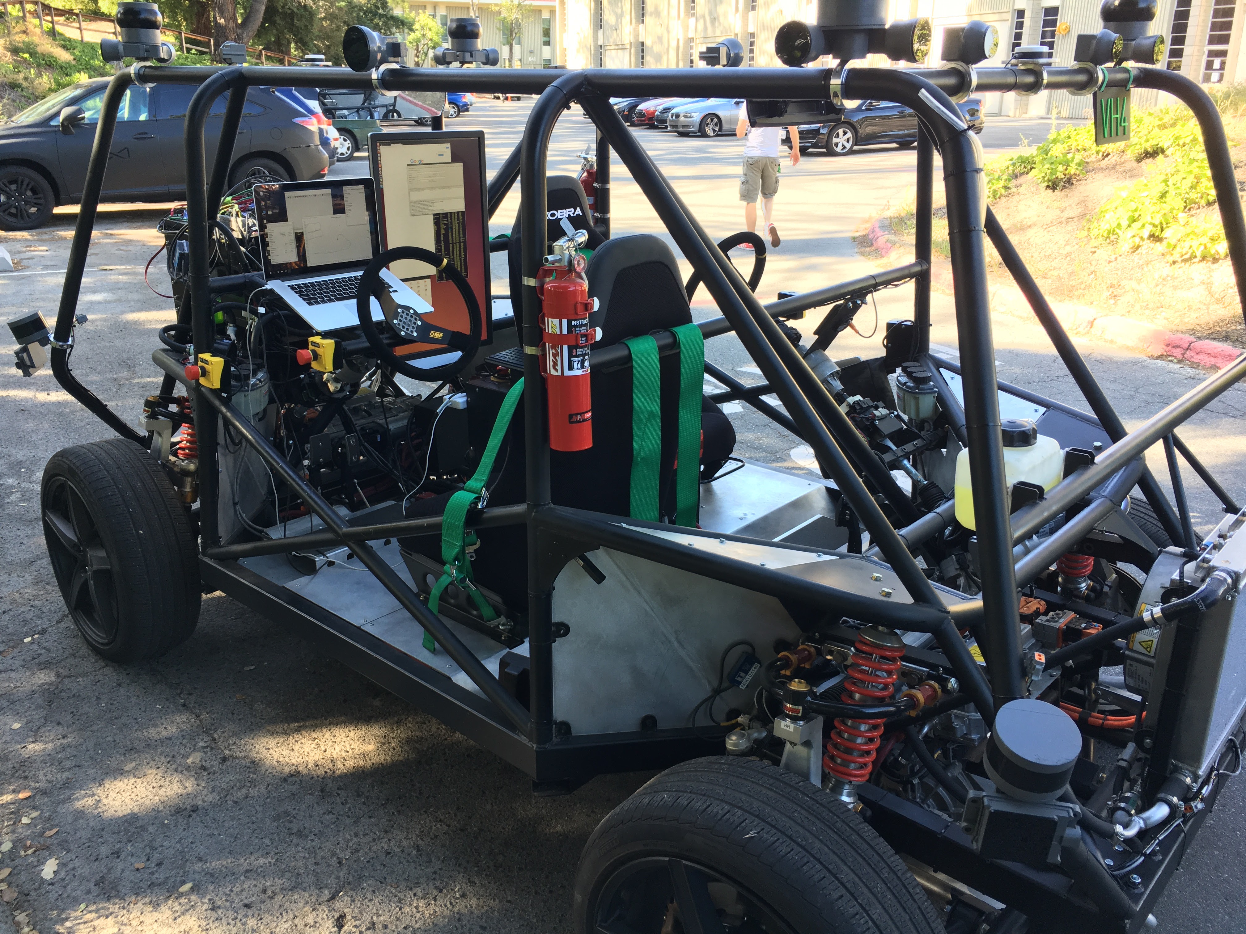 Zoox VH4 vehicle on the road